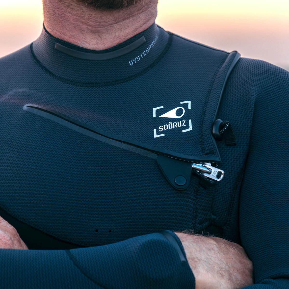 Sooruz - Mens Guru Pro 3/2 Chest Zip Wetsuit