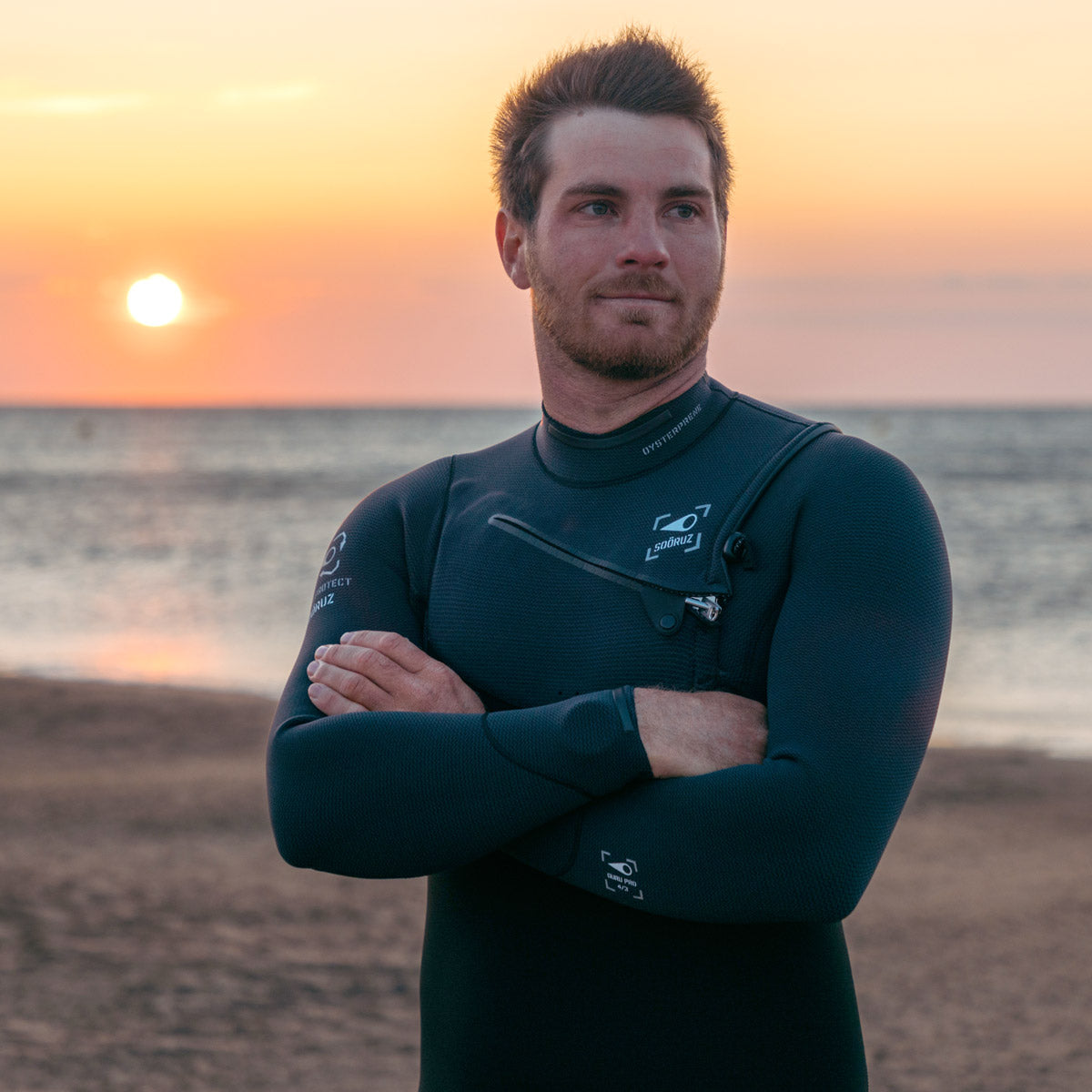 Sooruz - Mens Guru Pro 3/2 Chest Zip Wetsuit